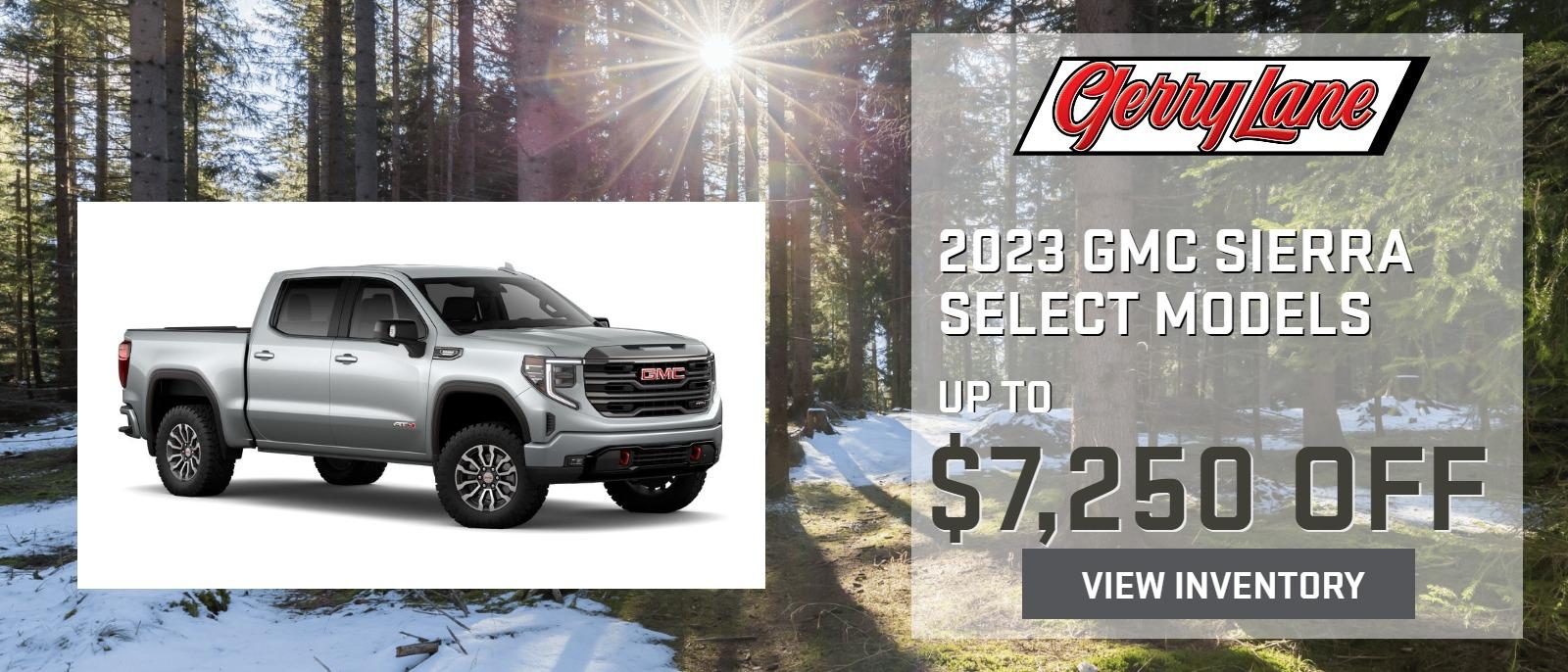 NEW 2023 GMC SIERRA AT GERRY LANE GMC