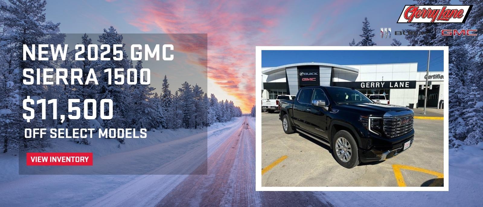 2025 Sierra 1500 - $11,500 Off Select Models