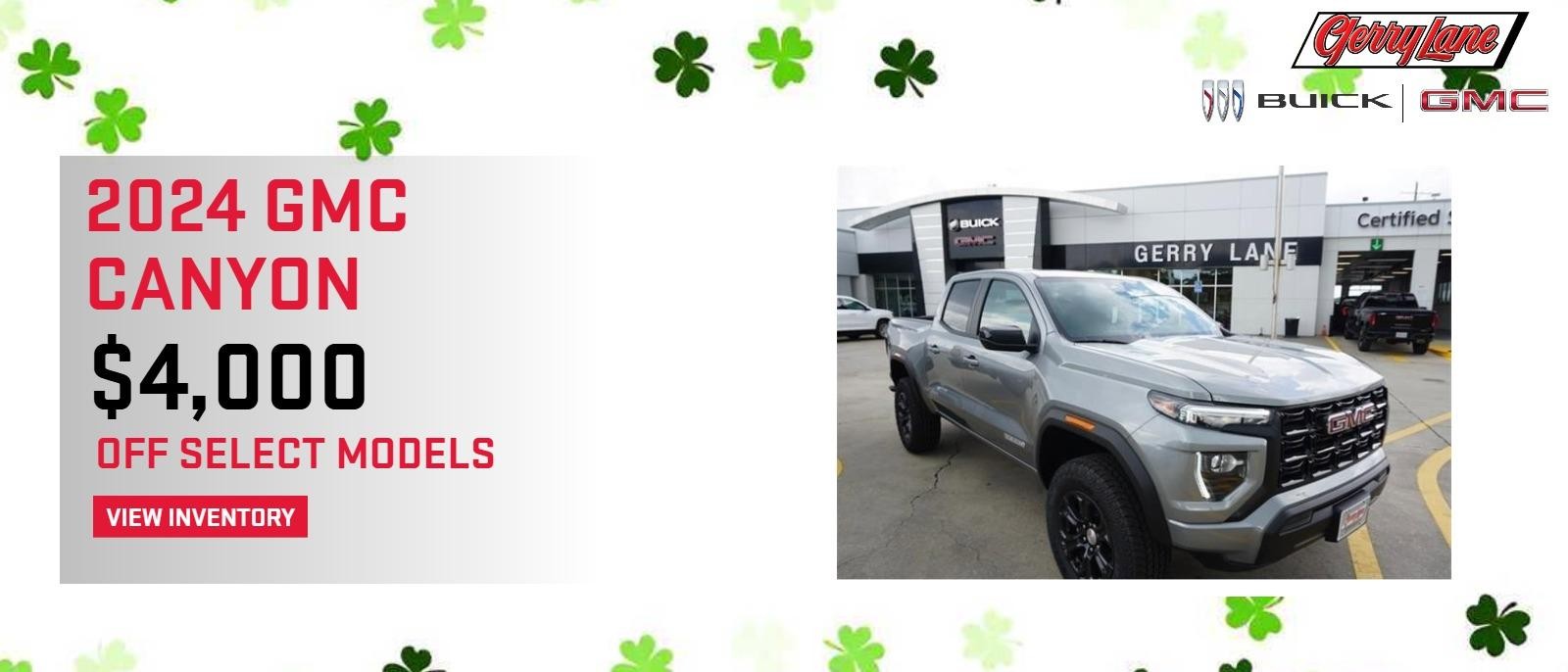 2024 GMC Canyon - $4,000 Off Select Models