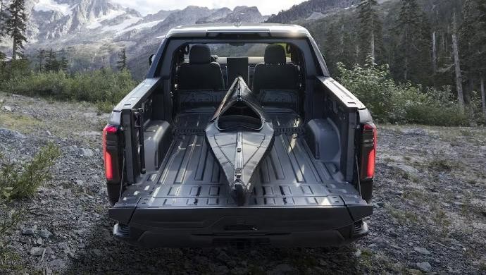 2024 GMC Sierra EV Back View