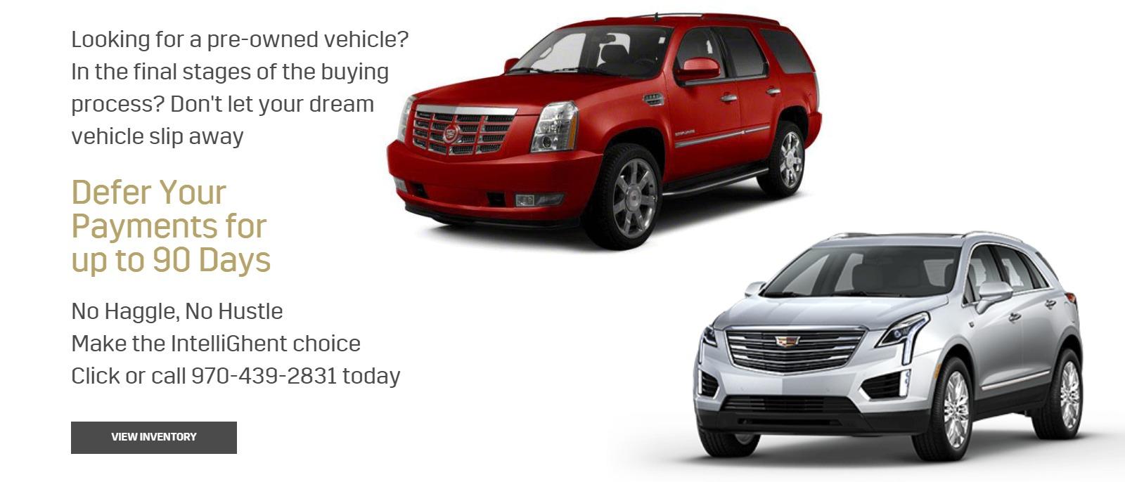 Ghent Cadillac in GREELEY Also Serving Fort Collins, Loveland, and