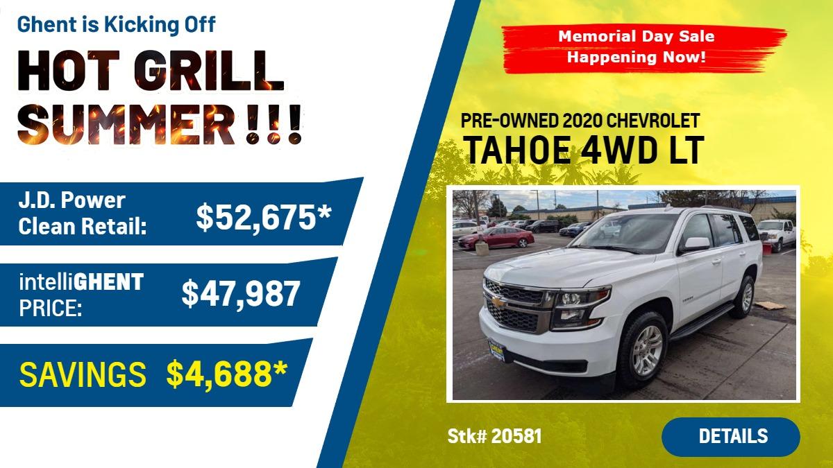 Stk# 20572
J.D. Power Clean Retail: $54,125*
intelliGHENT Price: $48,987
Savings $5,138*