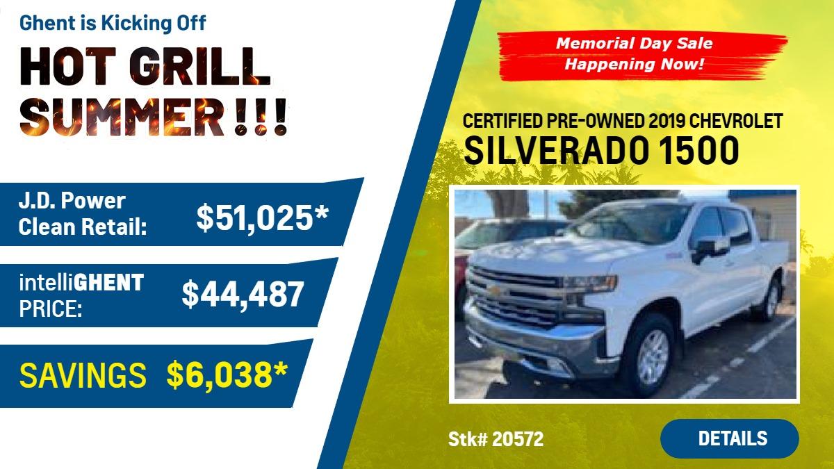 Stk# 20572
Certified Pre-Owned
J.D. Power Clean Retail: $51,025*
intelliGHENT Price: $44,487
Saving $6,038