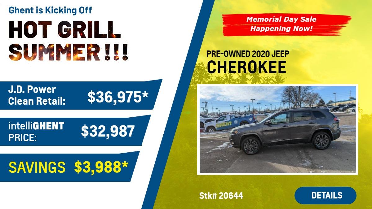 Stk# 20644
Certified Pre-Owned
J.D. Power Clean Retail: $36,975*
intelliGHENT Price: $32,987
Saving $3,988