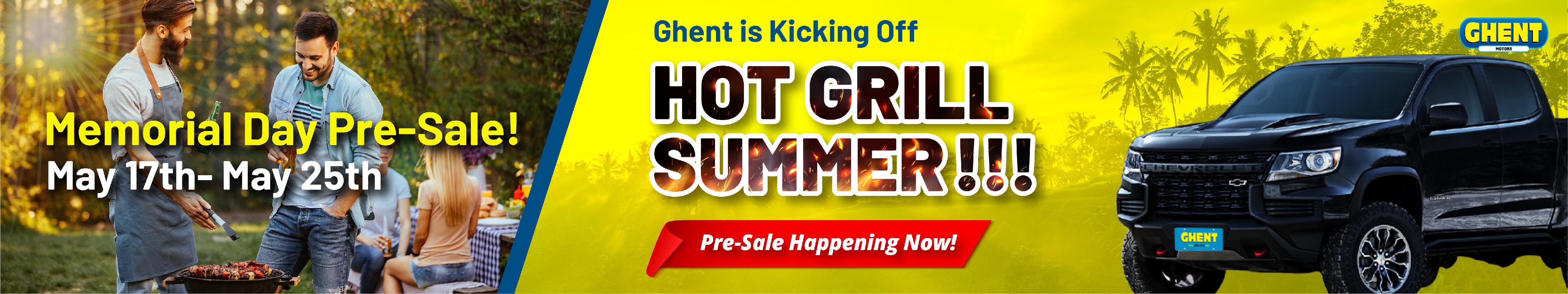 Hot grill summer 