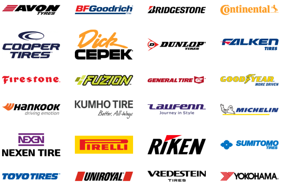 List of tire brands AutoNation Chevrolet North carries List of tire brands AutoNation Chevrolet North carries