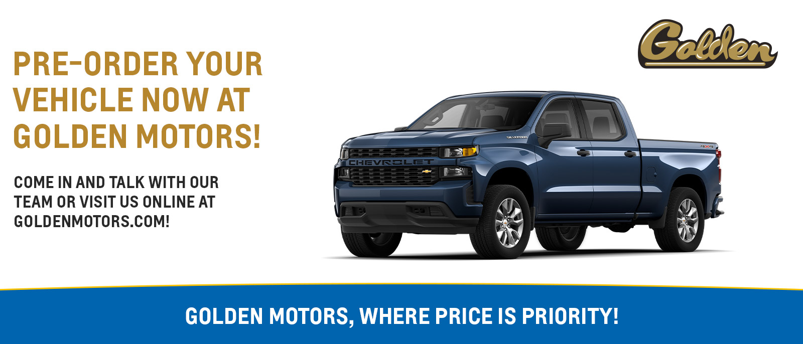 Pre-Order Your Vehicle | Cut Off, LA