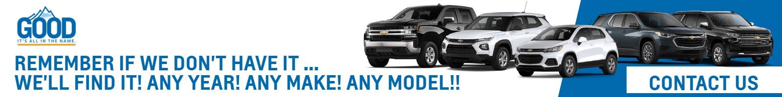 Used, Certified Vehicles for Sale in RENTON, WA | Good Chevrolet