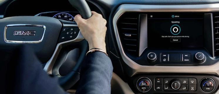Amazon Alexa on GMC Infotainment Center Amazon Alexa on GMC Infotainment Center