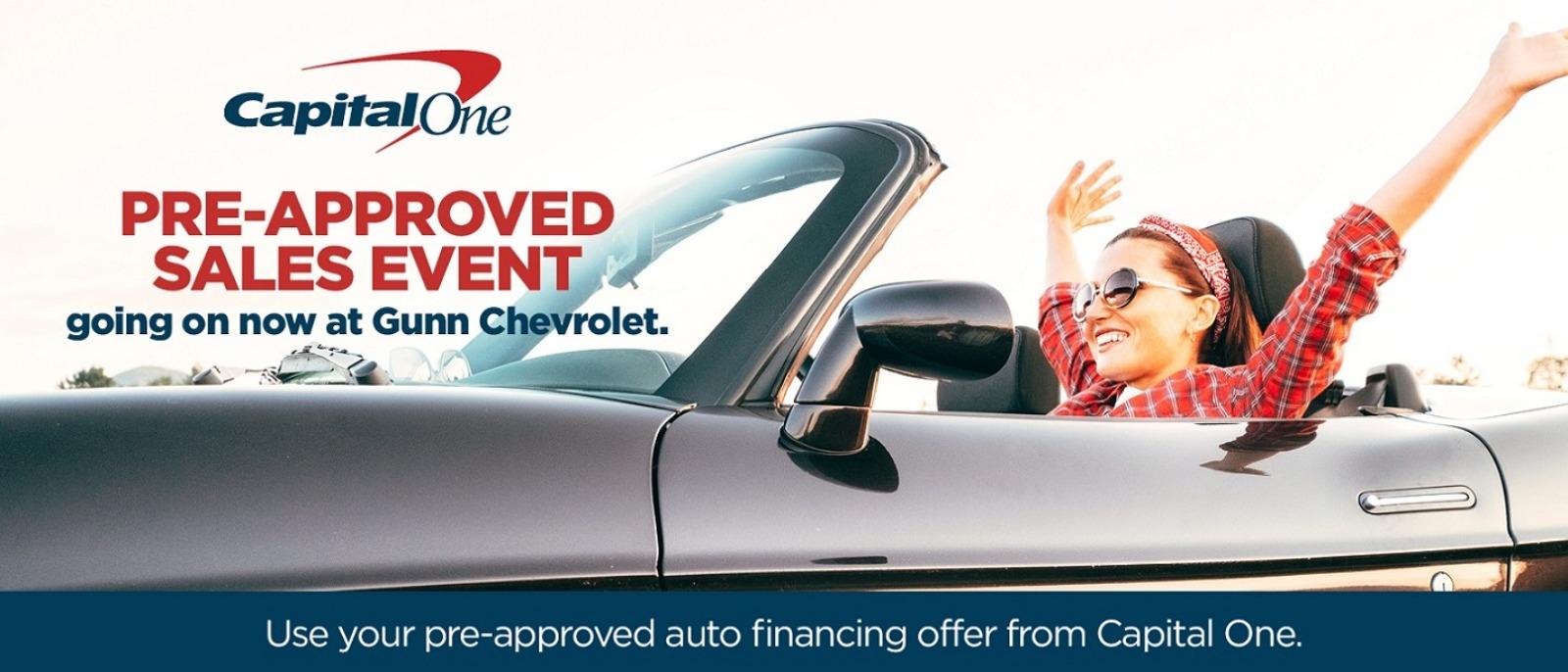 Capital One Pre-Approval Sales Event