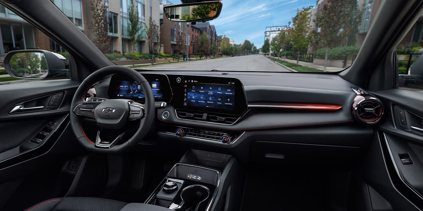 Interior of a 2025 Chevrolet Equinox