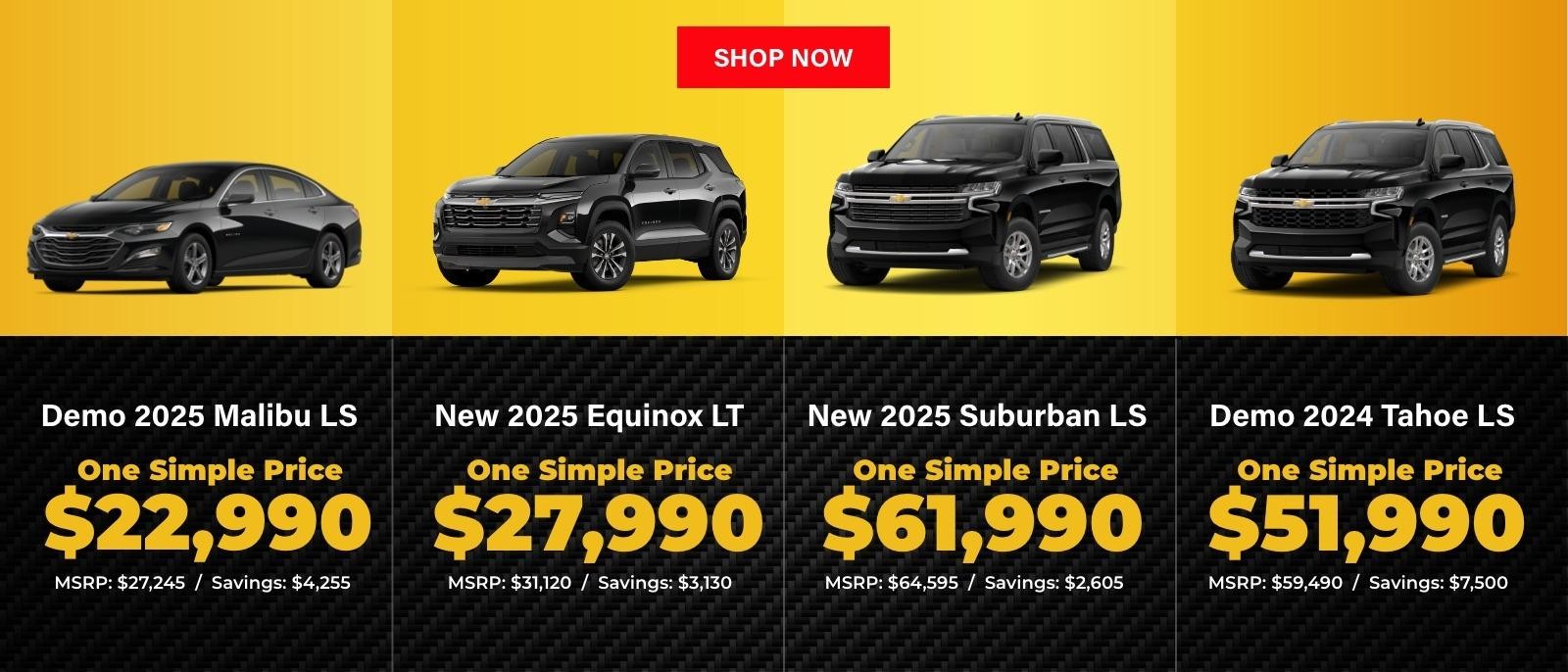 Gunn Chevrolet Black Friday sales offers