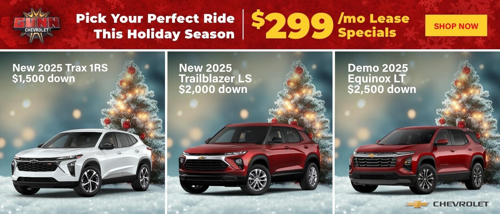 Gunn Chevrolet lease specials for December