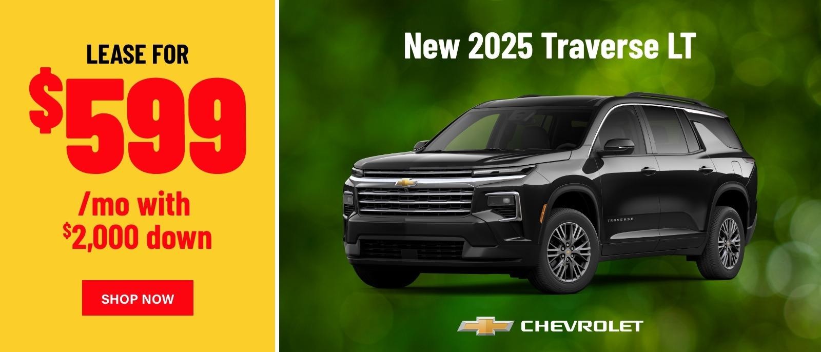 Gunn Chevrolet March Traverse lease offers