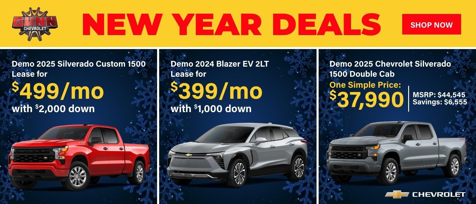 Gunn Chevrolet January sales offers