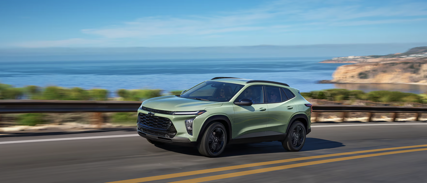 2025 Chevy Trax Driving Beside Ocean