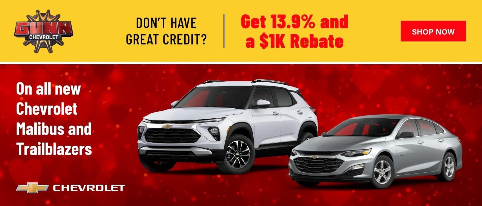 Gunn Chevrolet February Credit Offer