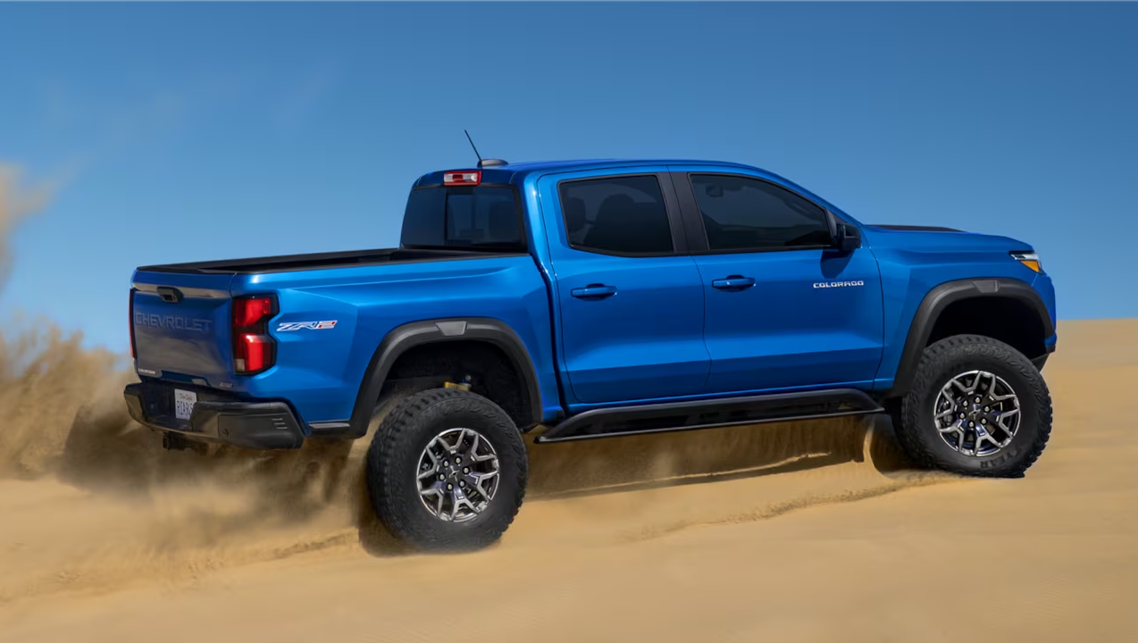 Blue 2024 Chevy Colorado