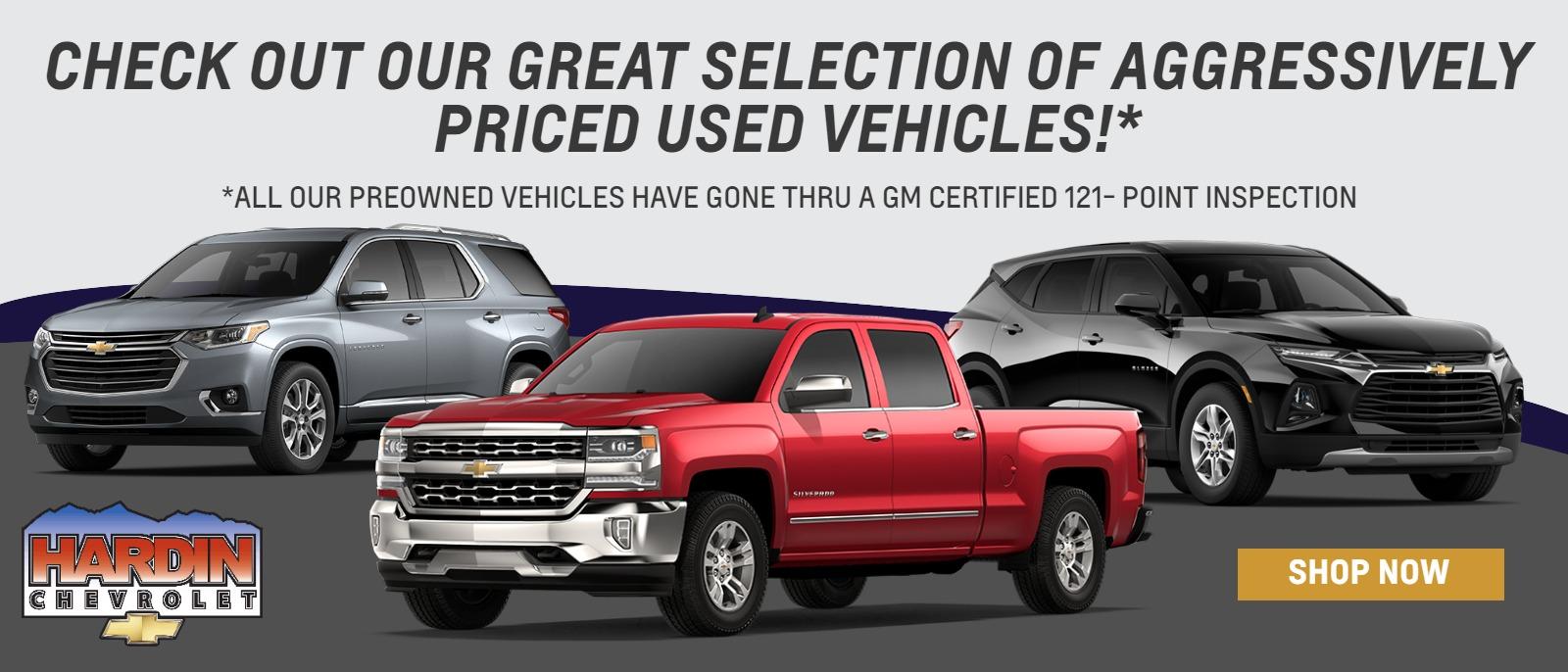 Buy New and Used Cars, Trucks and SUVs at Hardin Chevrolet