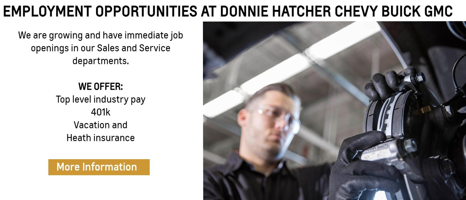 Donnie Hatcher New Chevrolet Buick GMC Dealer Brownsville TN