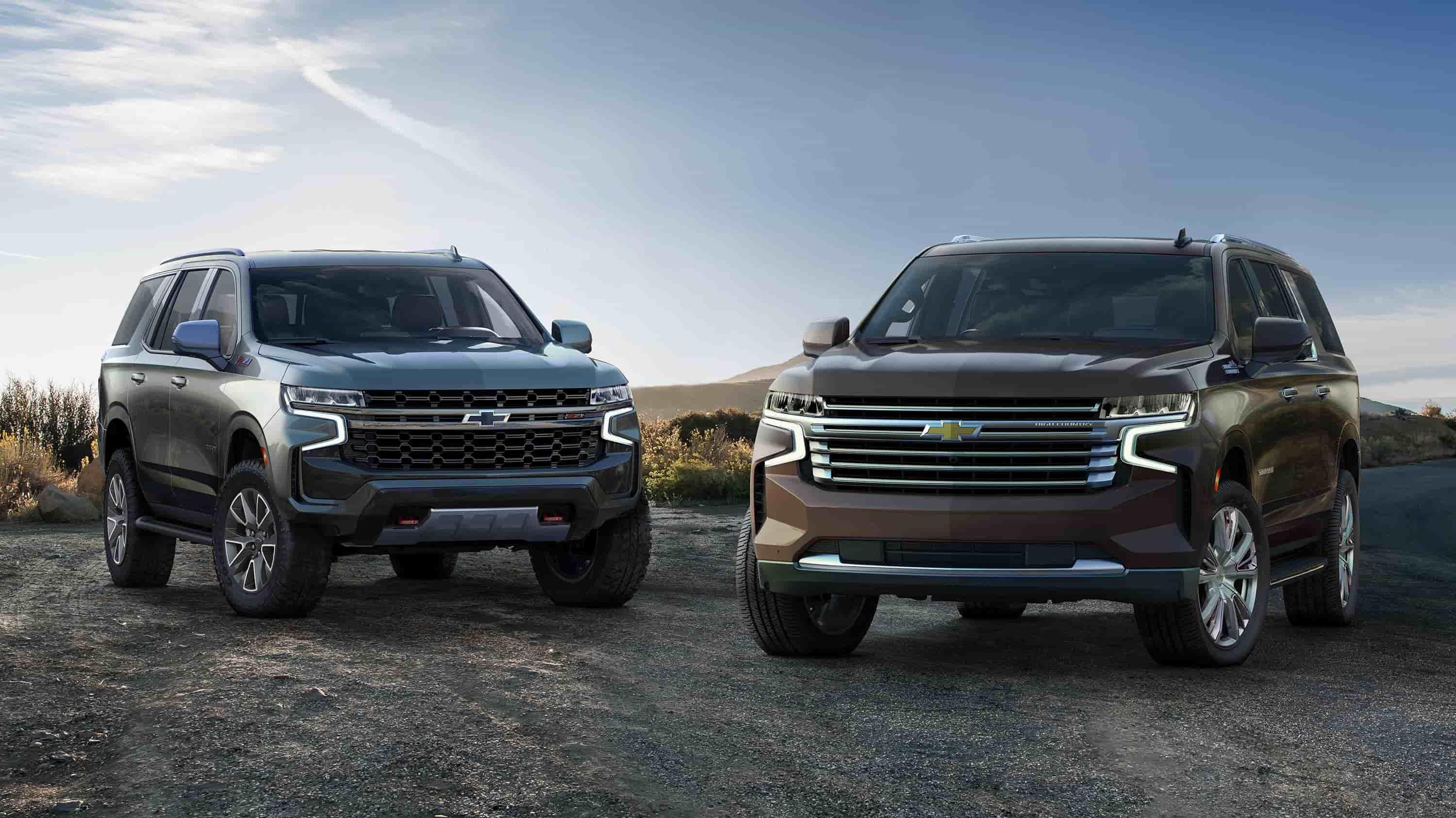 2021 Chevy Tahoe and Suburban