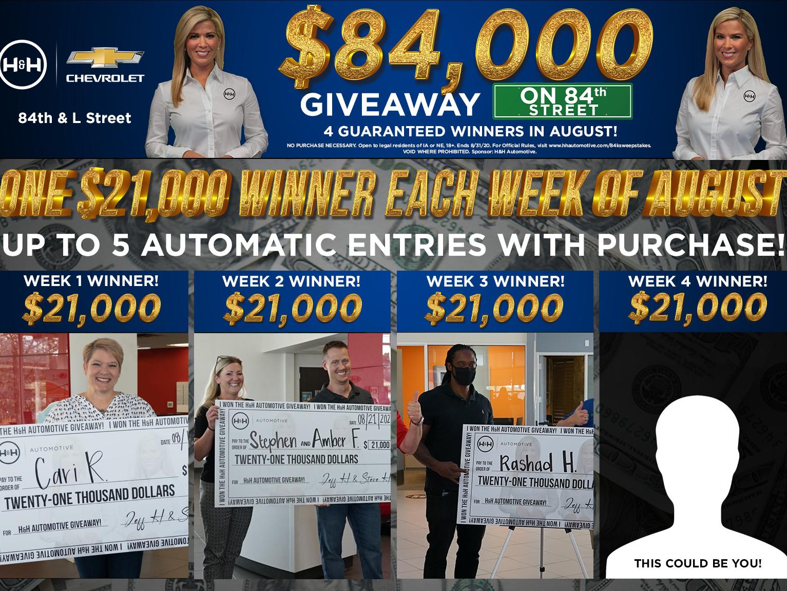 H&H Chevrolet is a OMAHA Chevrolet dealer and a new car and used car