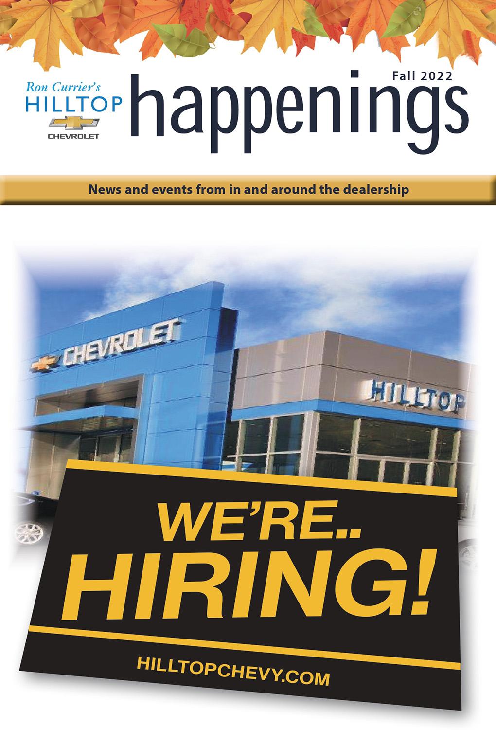 Ron Currier's Hilltop Chevrolet is a SOMERSWORTH Chevrolet dealer and a