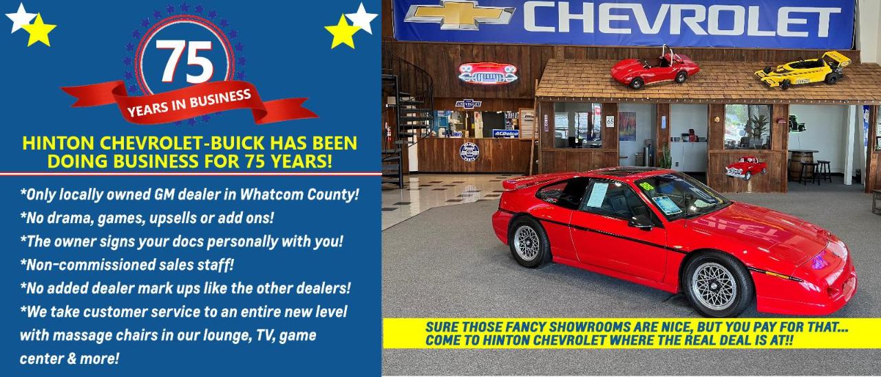 Hinton Chevrolet Buick in LYNDEN, WA A Bellingham and Ferndale Dealer