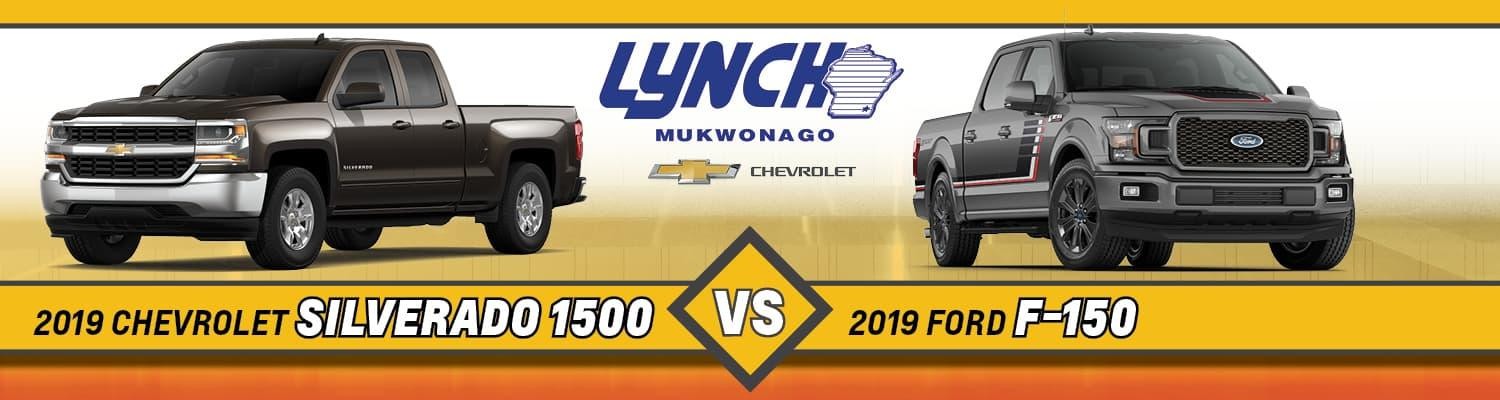 2019 Chevy Silverado 1500 vs Ford F-150