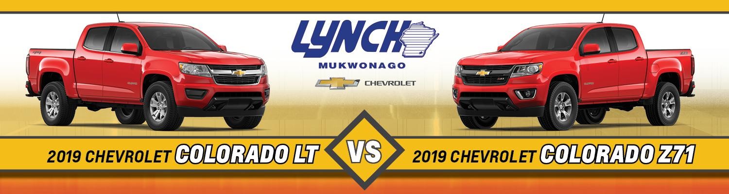 2019 Chevy Colorado LT vs Z71 in Mukwonago WI