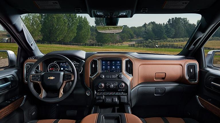 2019 Chevy Silverado 1500 Leather Interior Dashboard