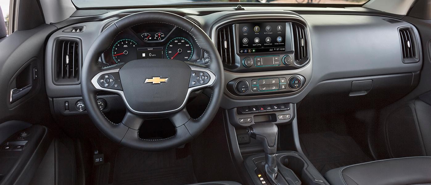 2019 Chevy Colorado Black Leather Interior Dashboard 2019 Chevy Colorado Black Leather Interior Dashboard