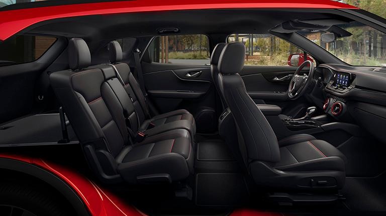 2019 Red Chevy Blazer RS Interior Passenger Side Shot 2019 Red Chevy Blazer RS Interior Passenger Side Shot