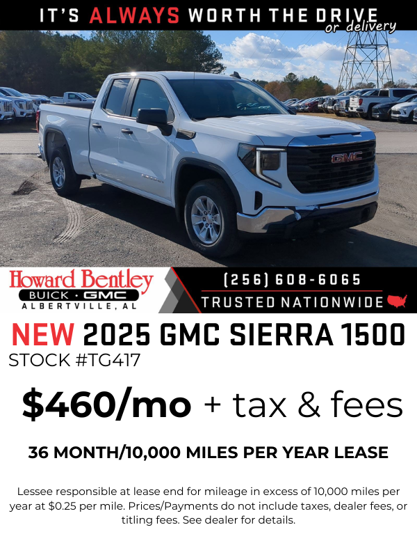 Sierra 1500 Pro Lease Offer