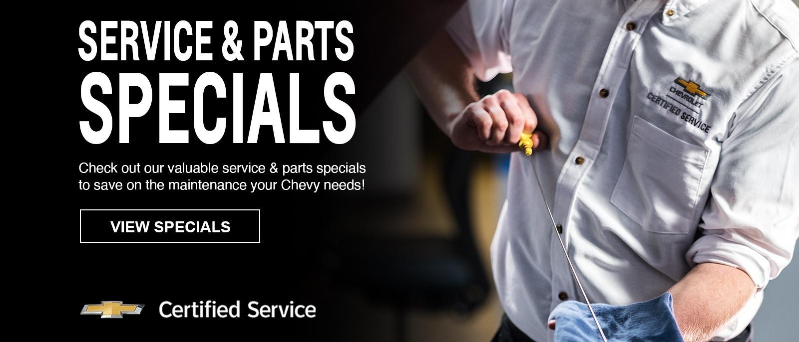 Service and Parts Specials
