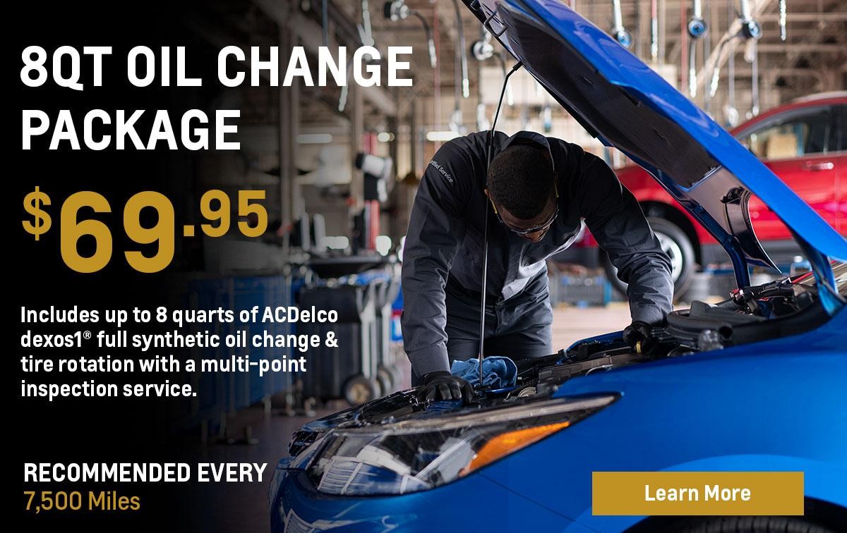 8-Qt Dexos1 Oil Change Package