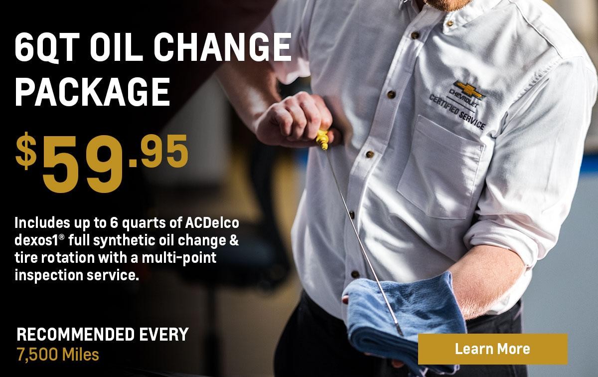 6-Qt Dexos1 Oil Change Package