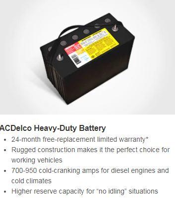 ACDelco Heavy Duty Battery