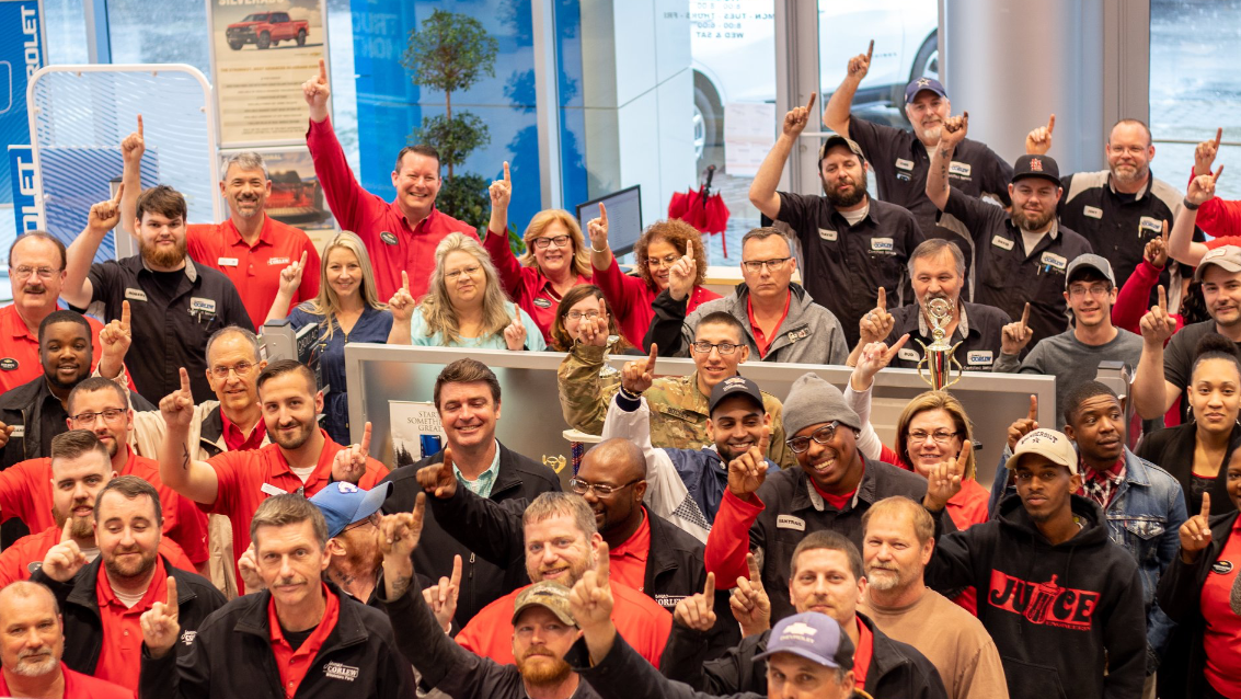 Smiles for United Way at James Corlew Automotive