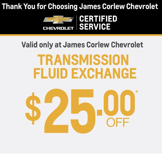 Transmission Fluid Exchange $25 Off