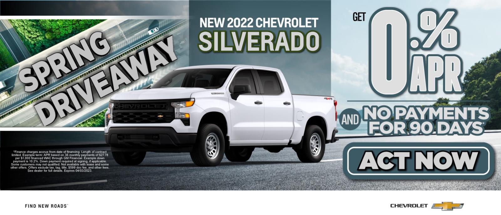 New 2022 Chevrolet Silverado