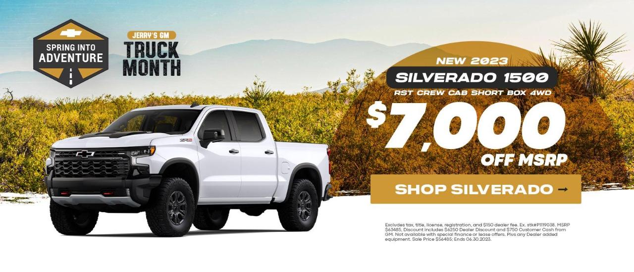 Chevrolet Dealership Near Me Weatherford, TX Jerry's Chevrolet