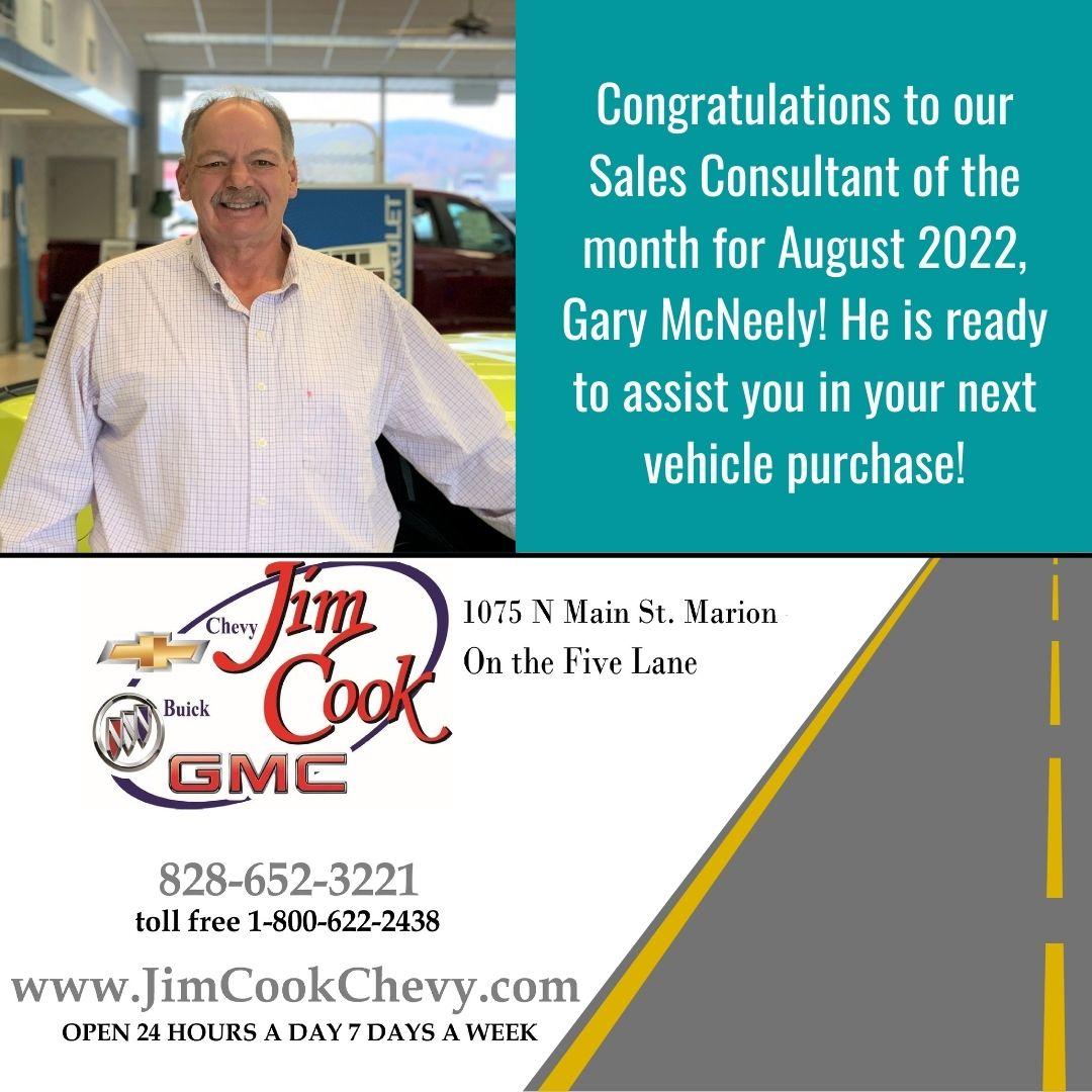 Gary McNeely for August 2022
