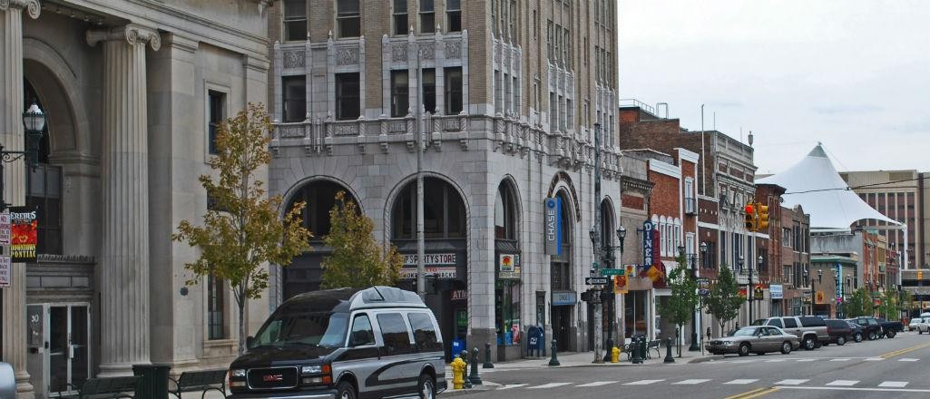 Downtown Pontiac Michigan