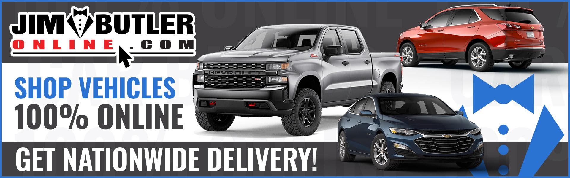 Buy a Car Online at Jim Butler Chevrolet