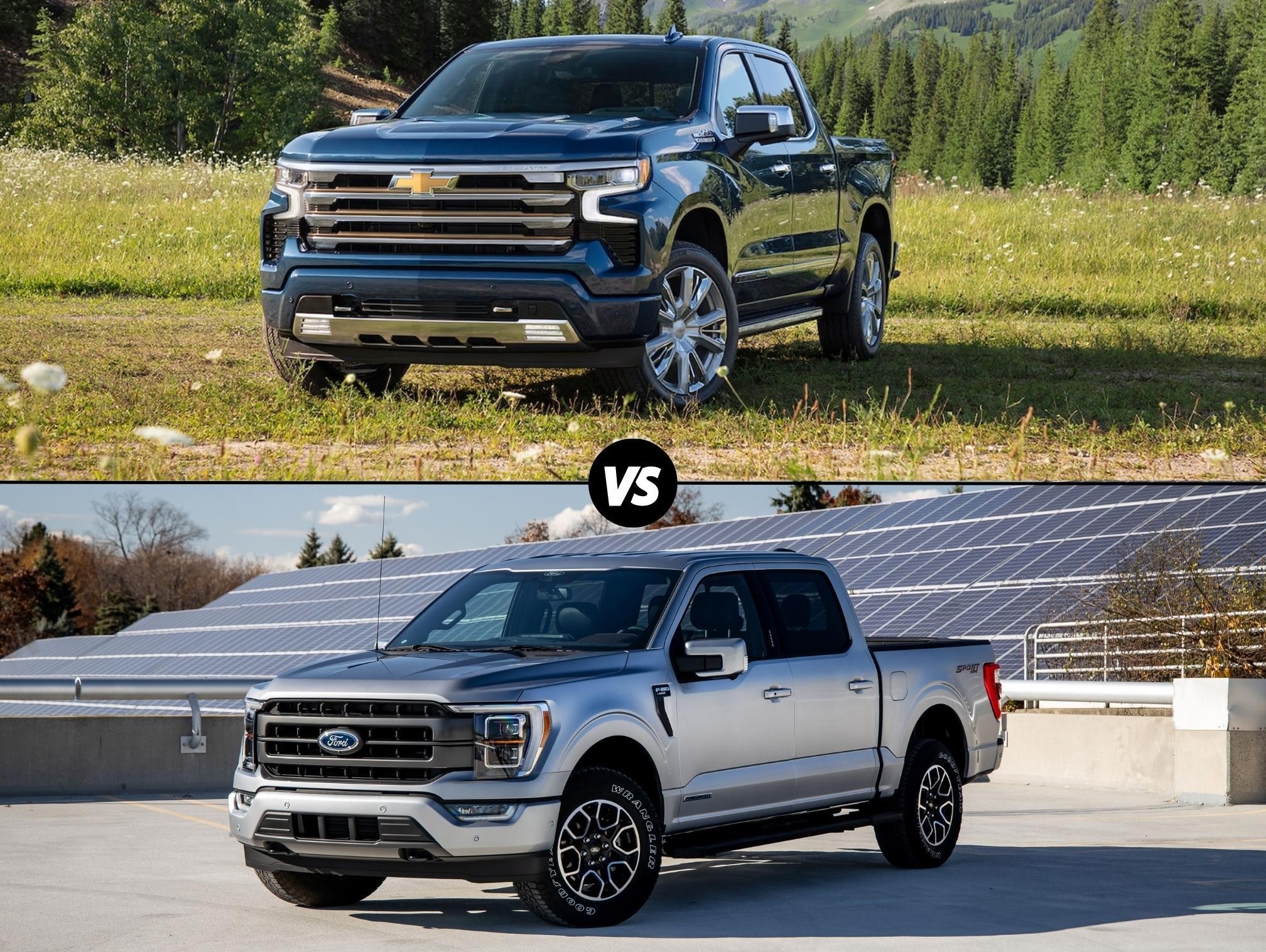 2022 Chevrolet Silverado vs Ford F-150 Comparison