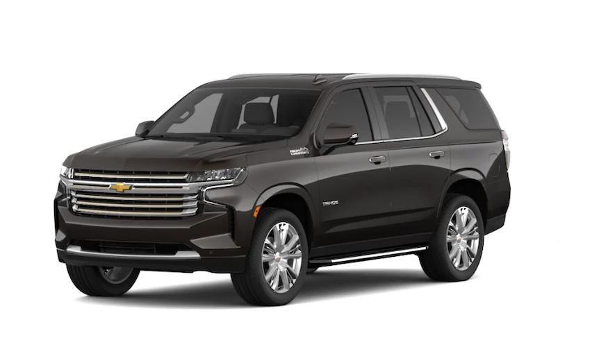 Picture of a black 2021 Chevrolet Tahoe