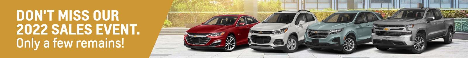 Don't miss our 2022 Sales Event. Only a few remains!