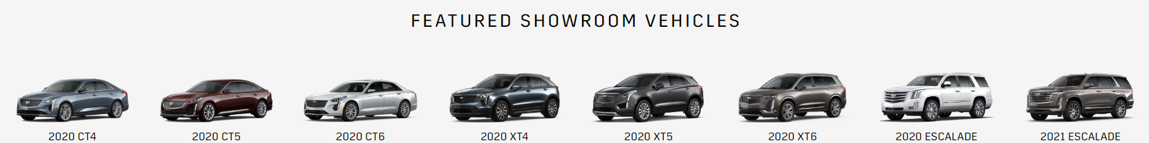 Cadillac LIVE featured vehicles at John Elway of Park Meadows