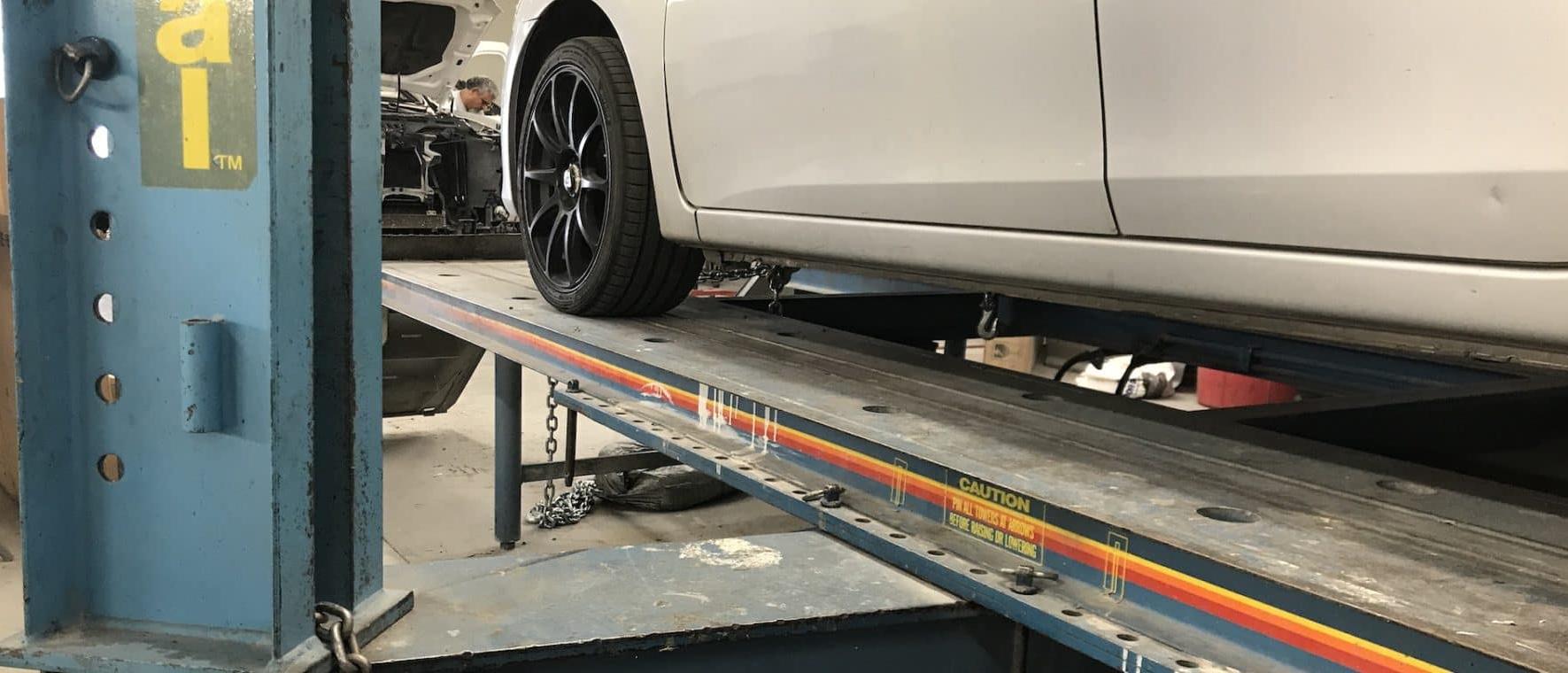 Vehicle restoration at Kemption auto-body